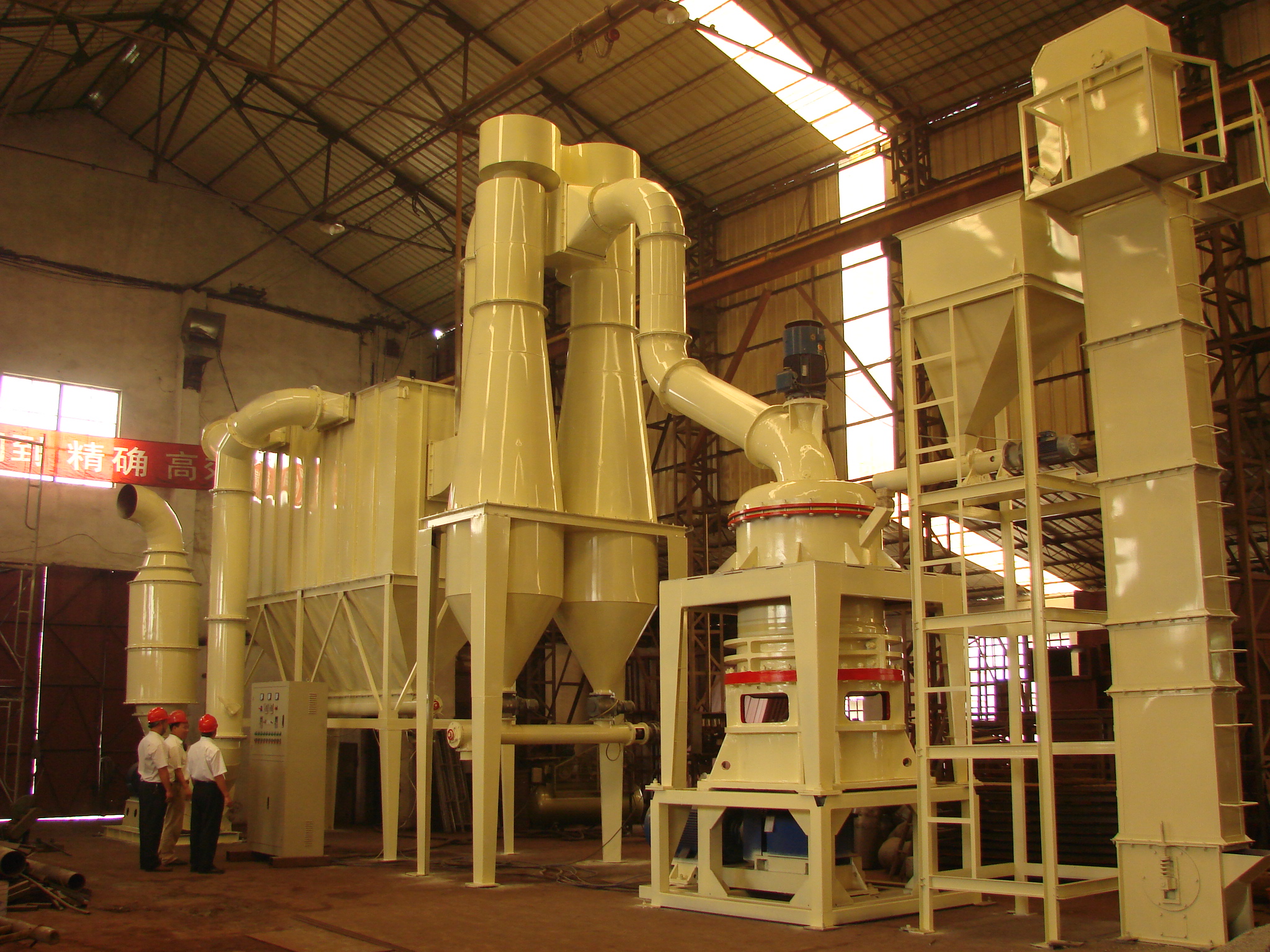 What are the equipment for the Diatomite milling line? 